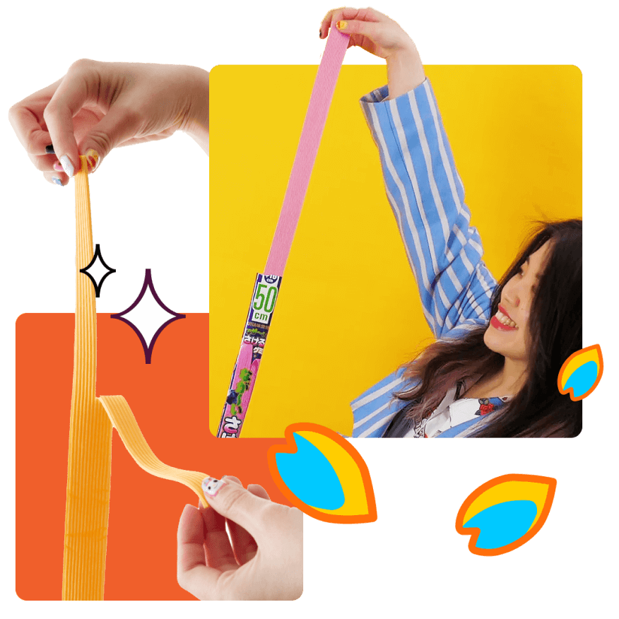 Traditional dagashi snack with colorful packaging, representing classic Japanese penny candies often found in TokyoTreat boxes.