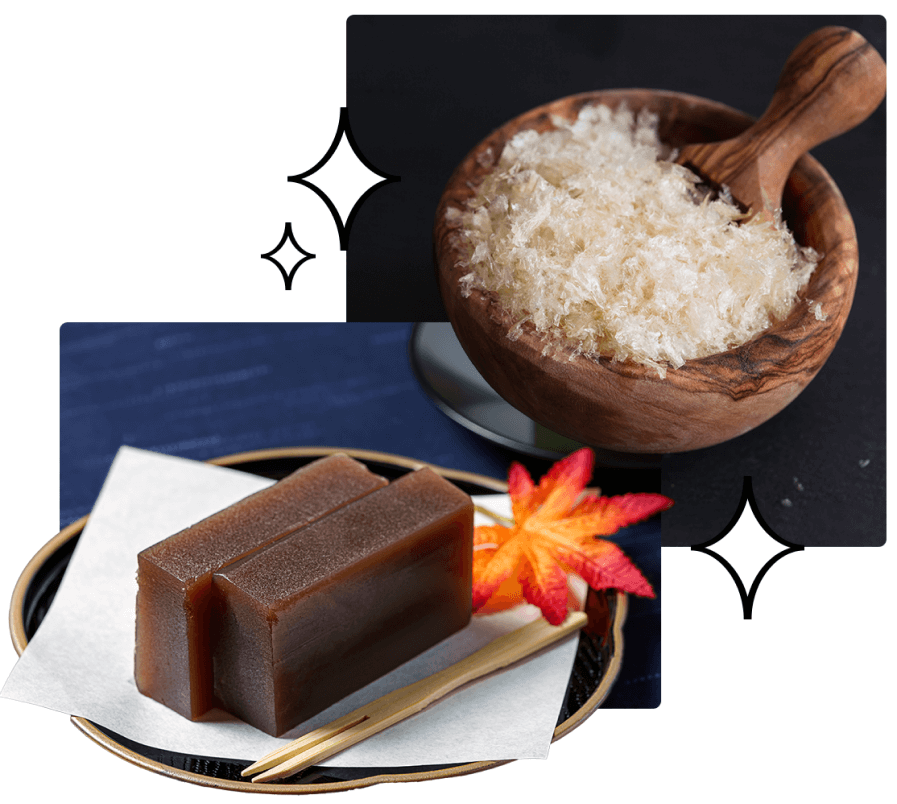 Assorted Japanese dessert snack showcasing a sweet roll, cookie, or traditional wagashi treat.