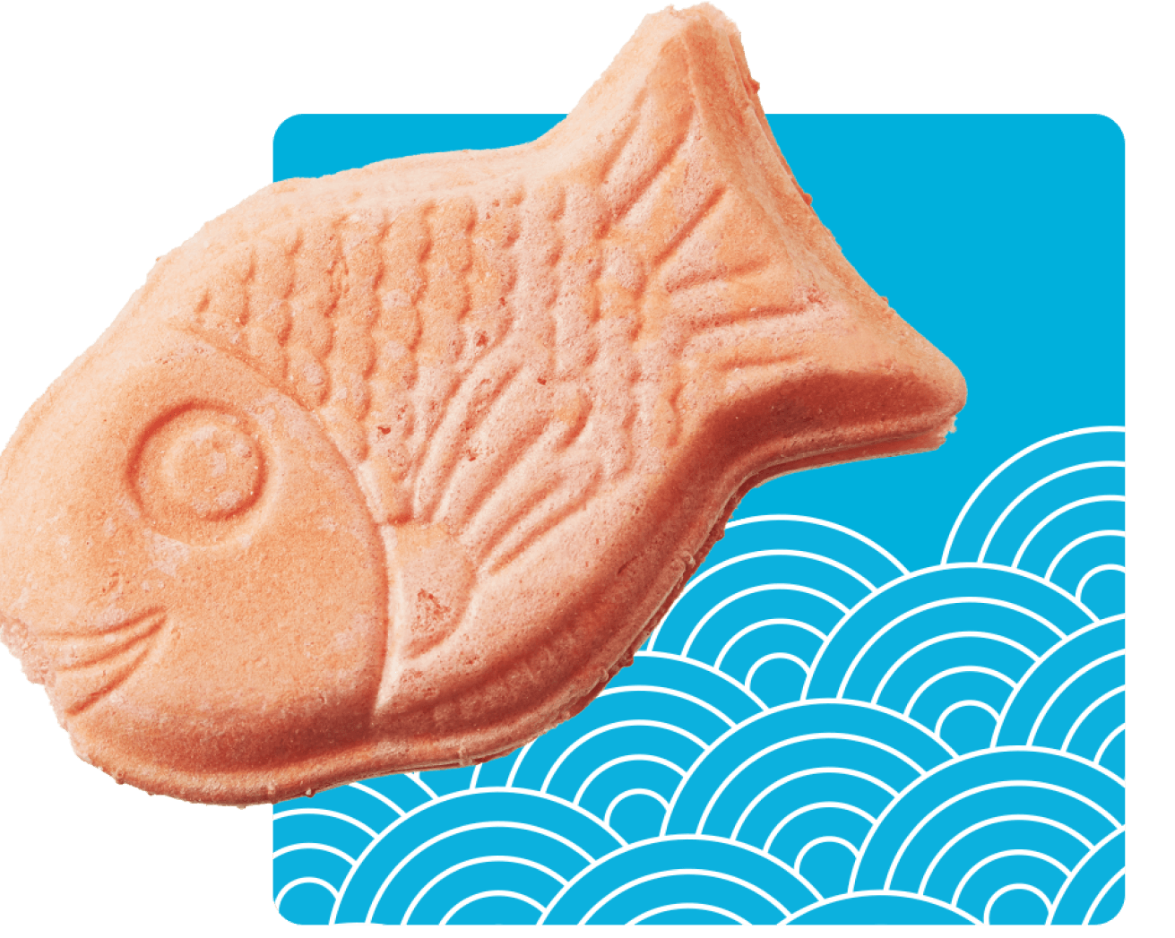 A taiyaki pastry.